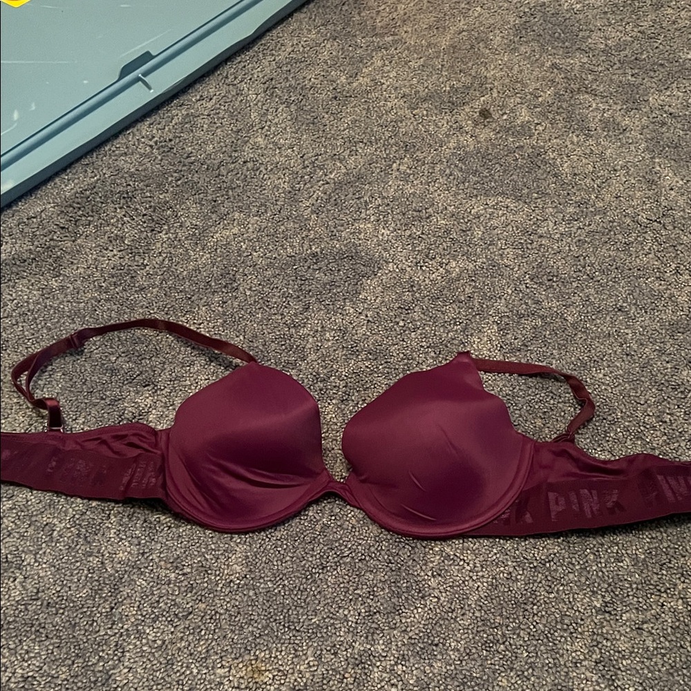 Pink Victoria's Secret Deep Purple Bra